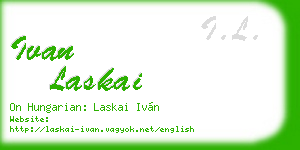 ivan laskai business card